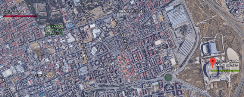 wanda metropolitano barrio