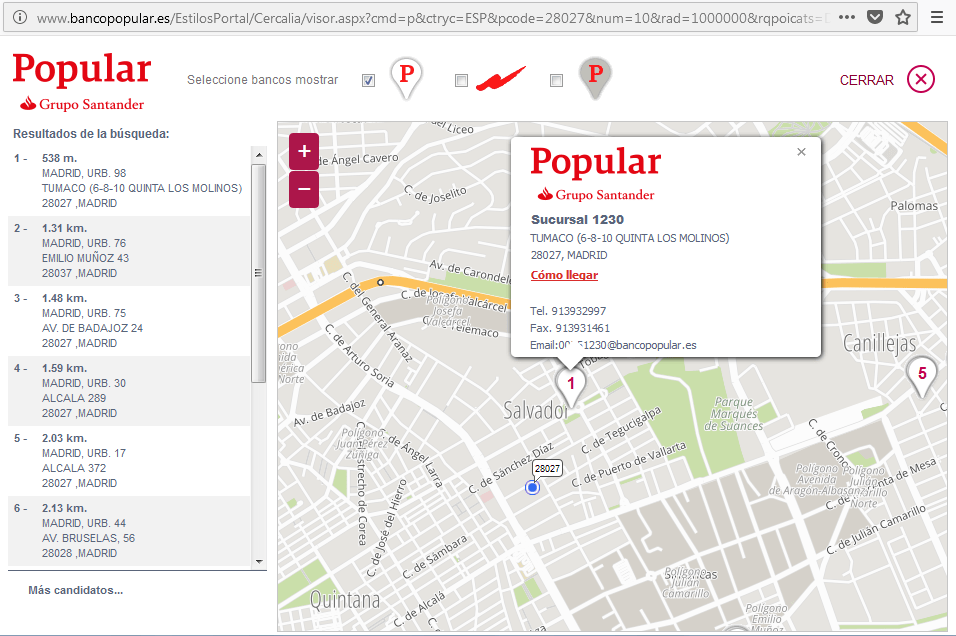 cajero banco popular tampico