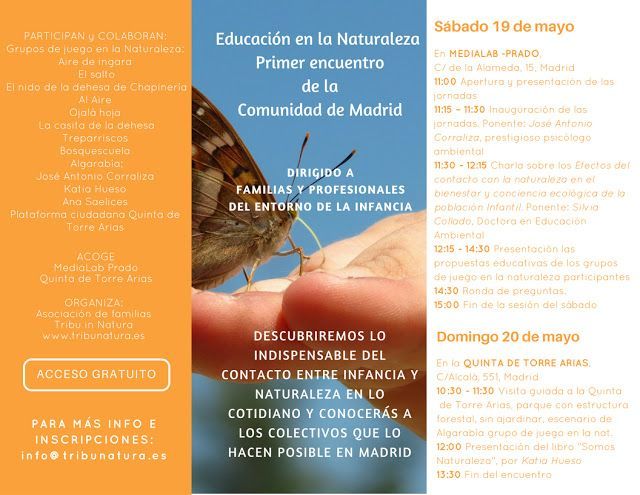 jornadas naturaleza mayo 2018
