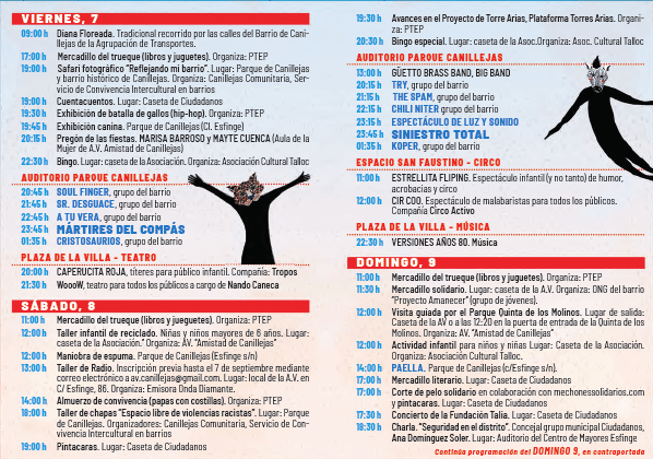 fiestas canillejas 2018