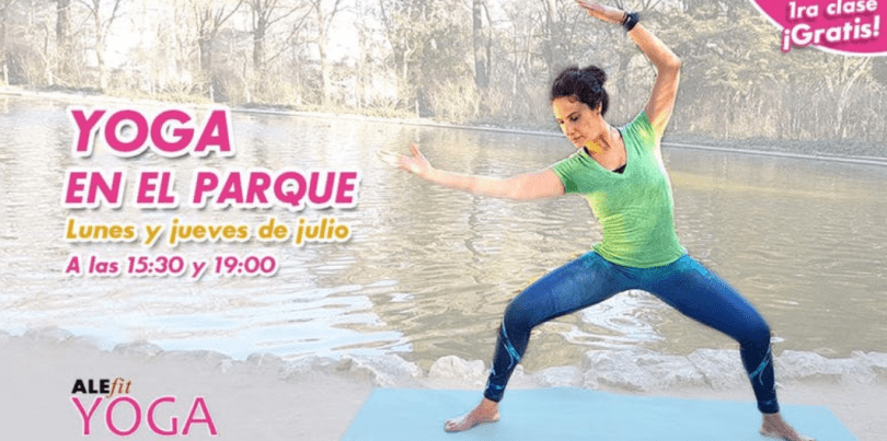 yoga en el parque