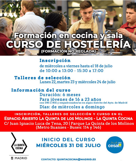 camareros quinta cocina
