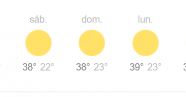 altas temperaturas