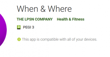 when and where app