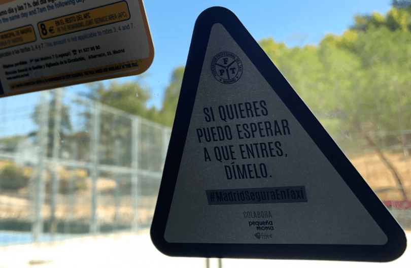 seguridad en taxi
