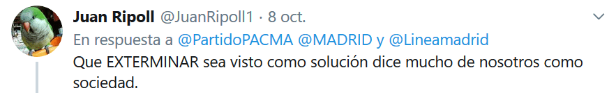 cotorras exterminio