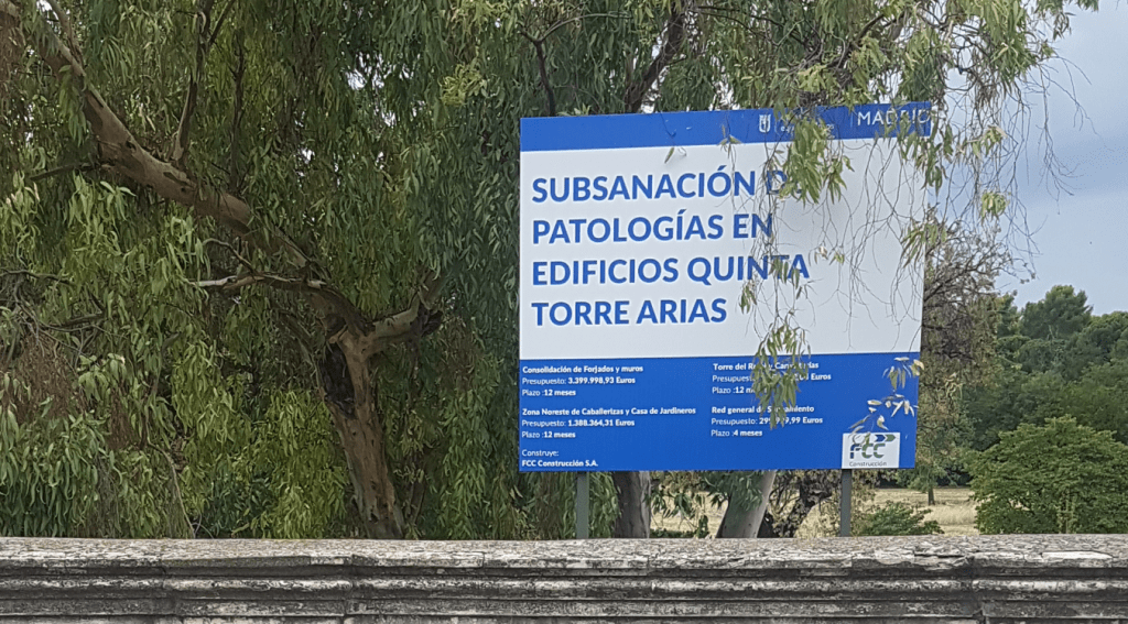 coste obras Torre Arias