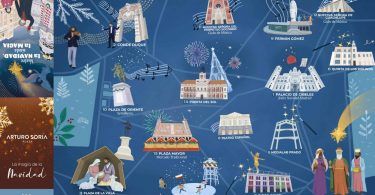 mapa de la navidad madrid 2020