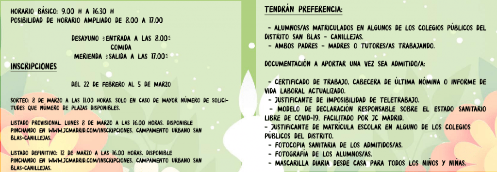 campamentos semana santa