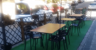 terrazas en aparcamiento