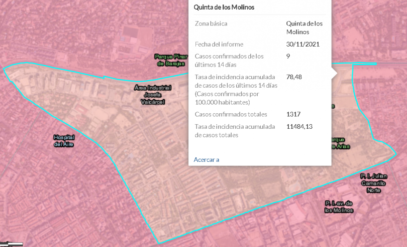 contagios Barrio Salvador