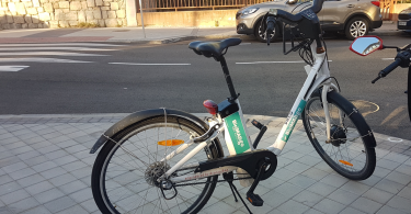 moverse en bicicleta en Madrid