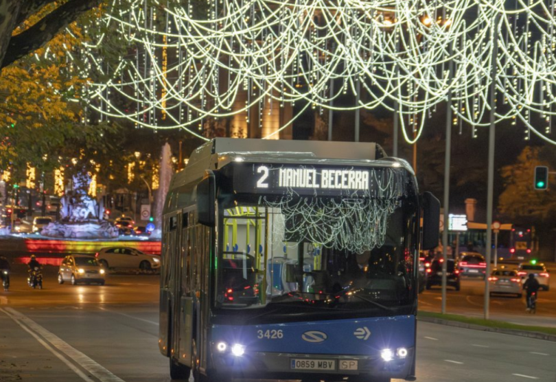 horarios EMT Navidad