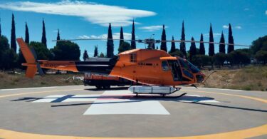 helicóptero mapas madrid
