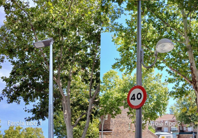farolas calle tampico madrid