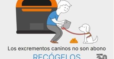 las cacas de perro no son abono