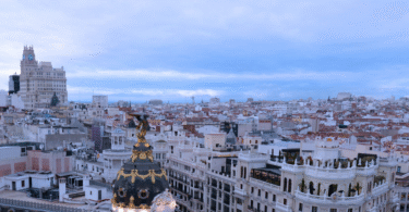 madrid aerial view