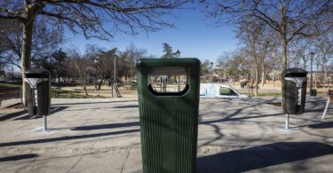 nuevas papeleras zonas verdes