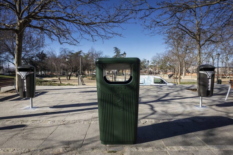 nuevas papeleras zonas verdes