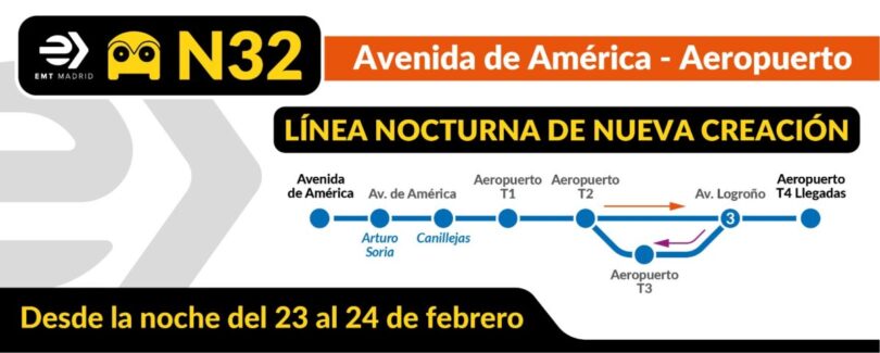 autobuses por la noche aeropuerto