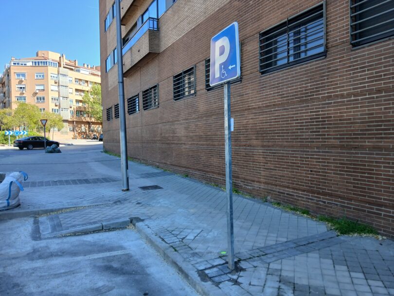 accesibilidad aceras Madrid