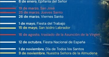 días festivos 2027